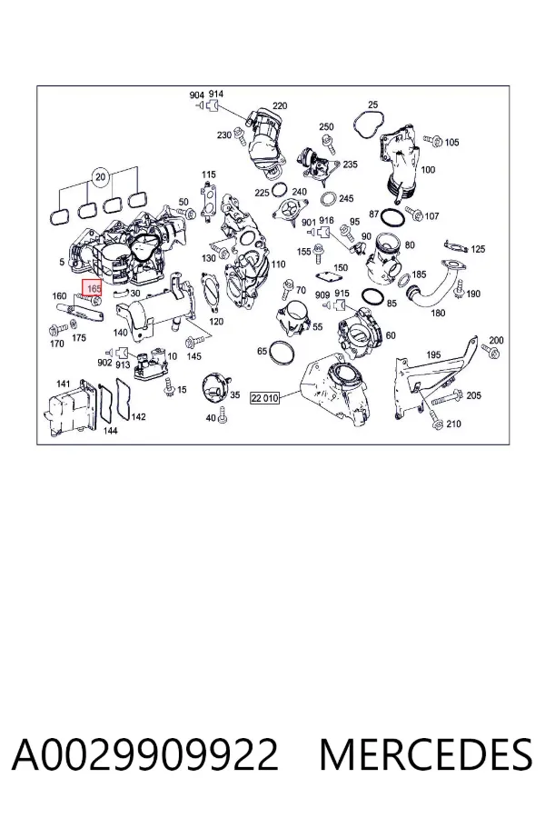  A0029909922 Mercedes