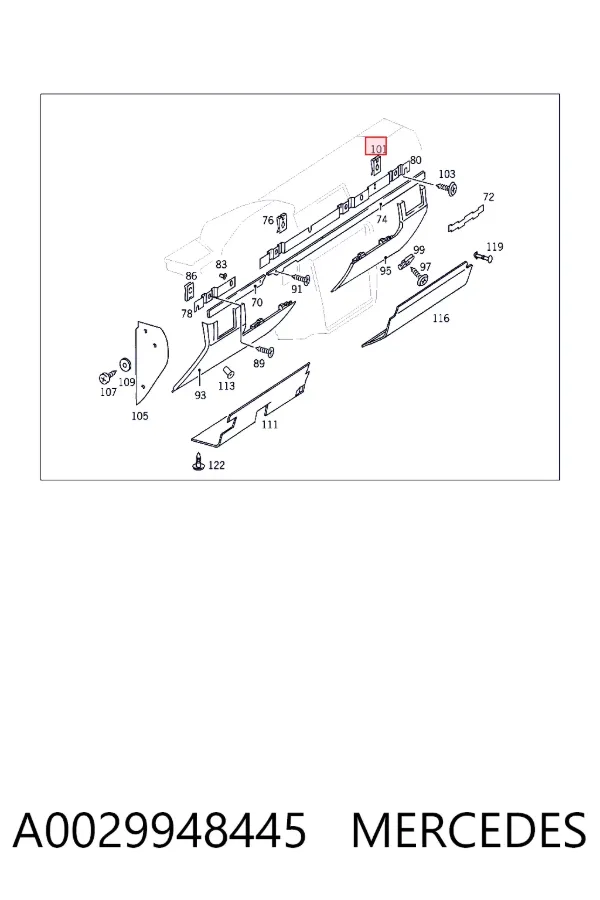  A0029948445 Mercedes