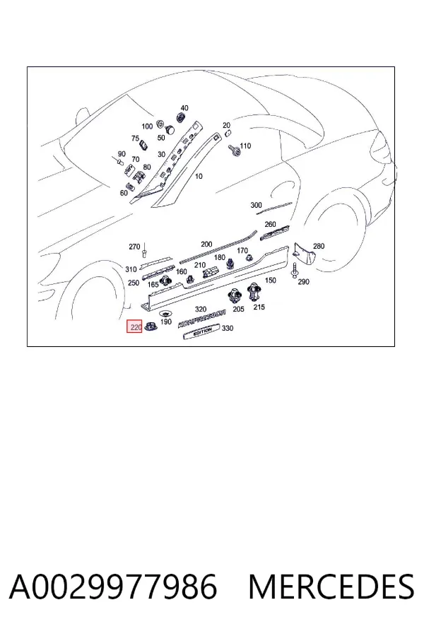  A0029977986 Mercedes