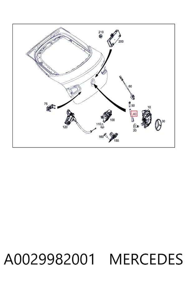  A0029982001 Mercedes
