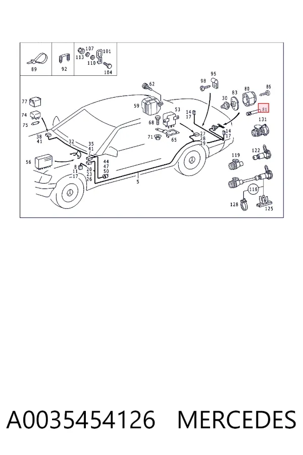  A0035454126 Mercedes