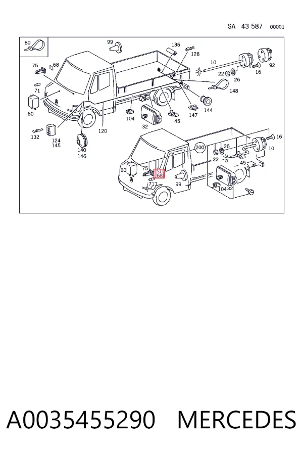  A0035455290 Mercedes