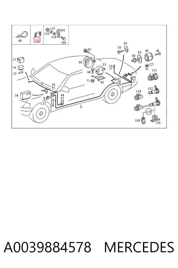  A0039884578 Mercedes