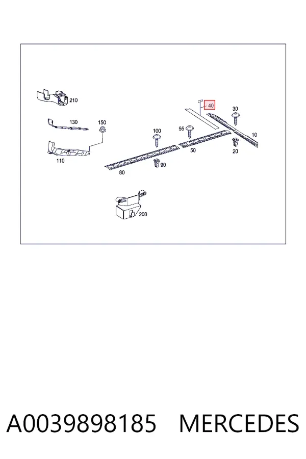  A0039898185 Mercedes