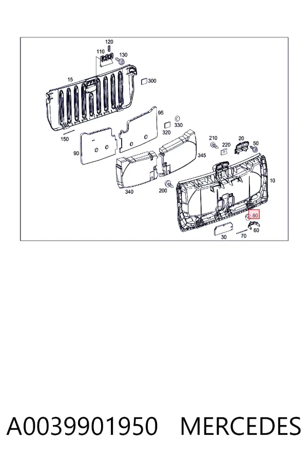  A0039901950 Mercedes
