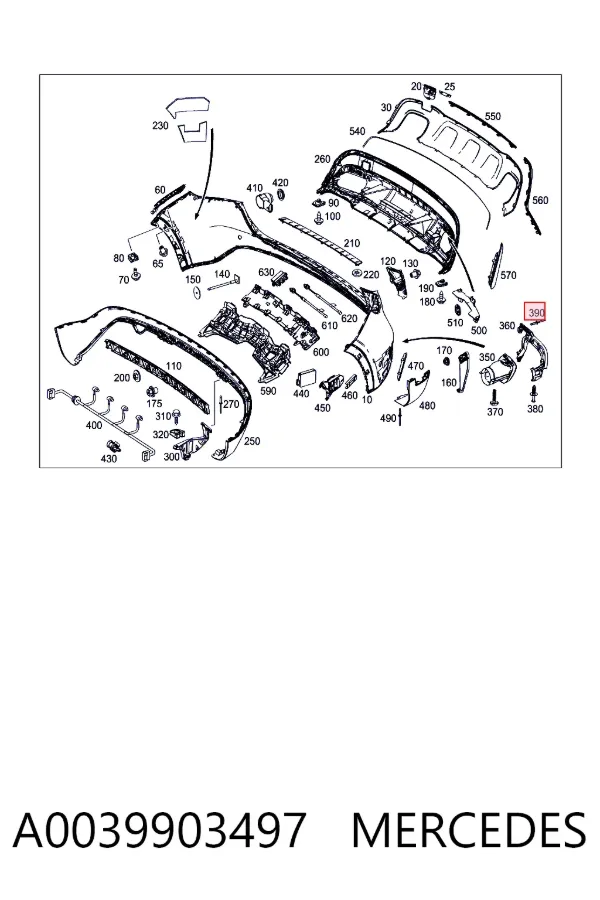  A0039903497 Mercedes