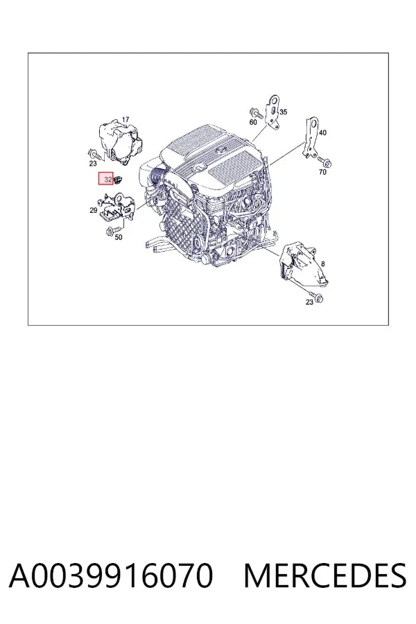  A0039916070 Mercedes