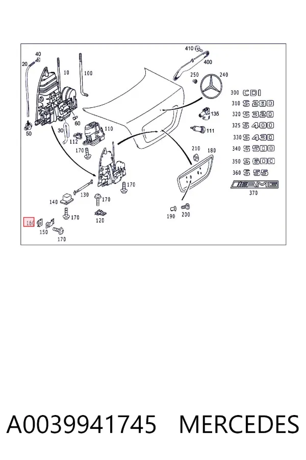  A0039941745 Mercedes