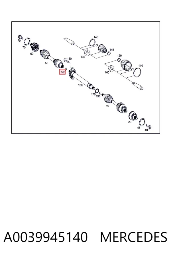  A0039945140 Mercedes