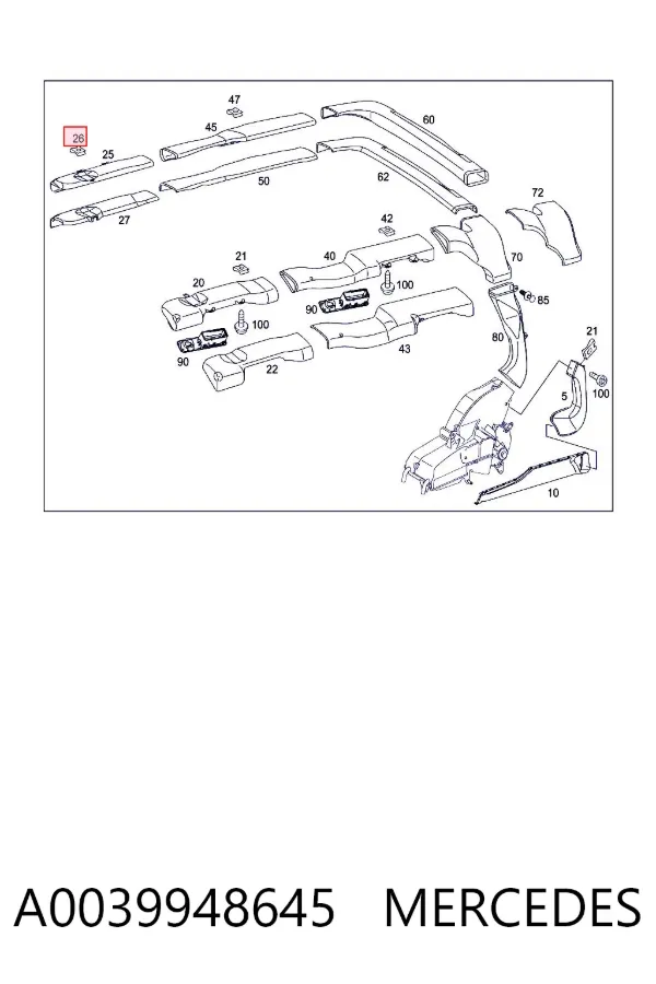  A0039948645 Mercedes