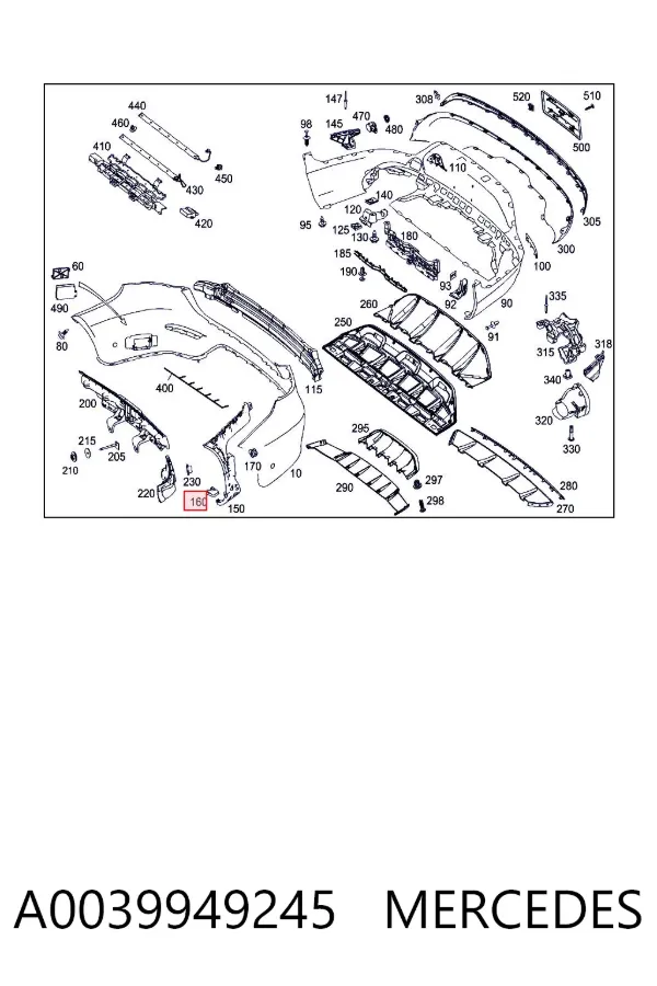  A0039949245 Mercedes