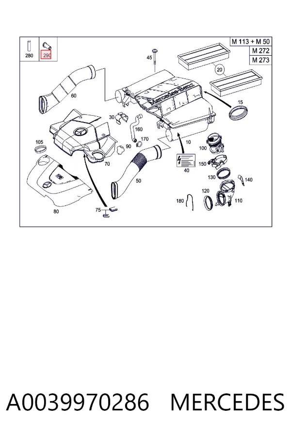  A0039970286 Mercedes