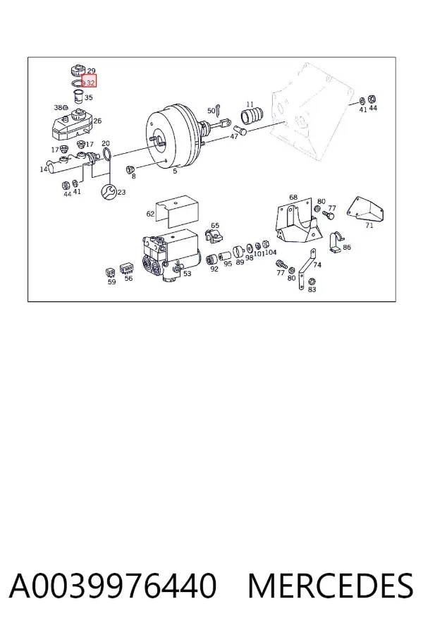  A0039976440 Mercedes