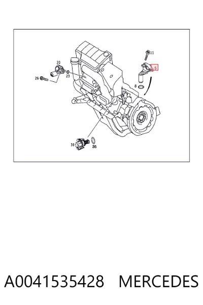 Sensor de nivel de aceite del motor MERCEDES A0041535428