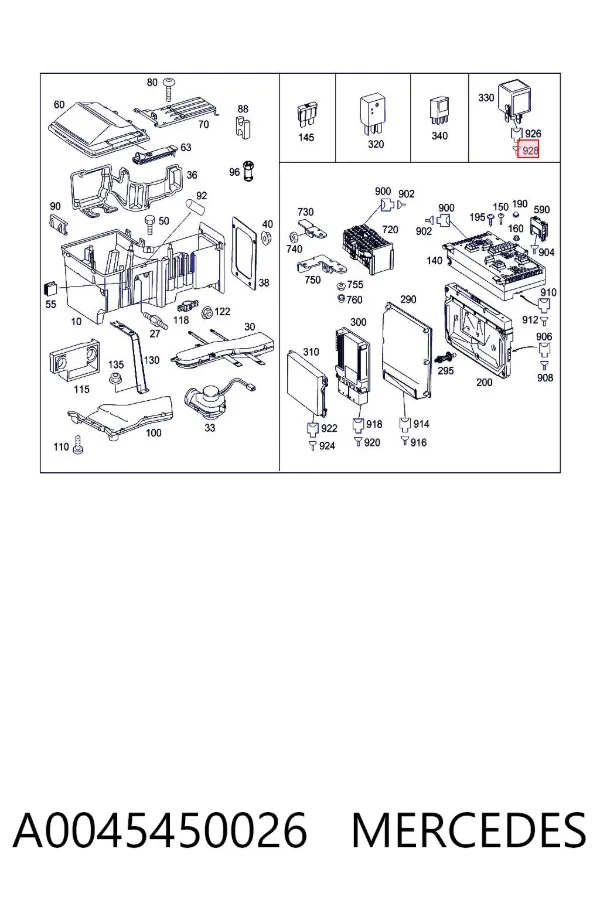  A0045450026 Mercedes
