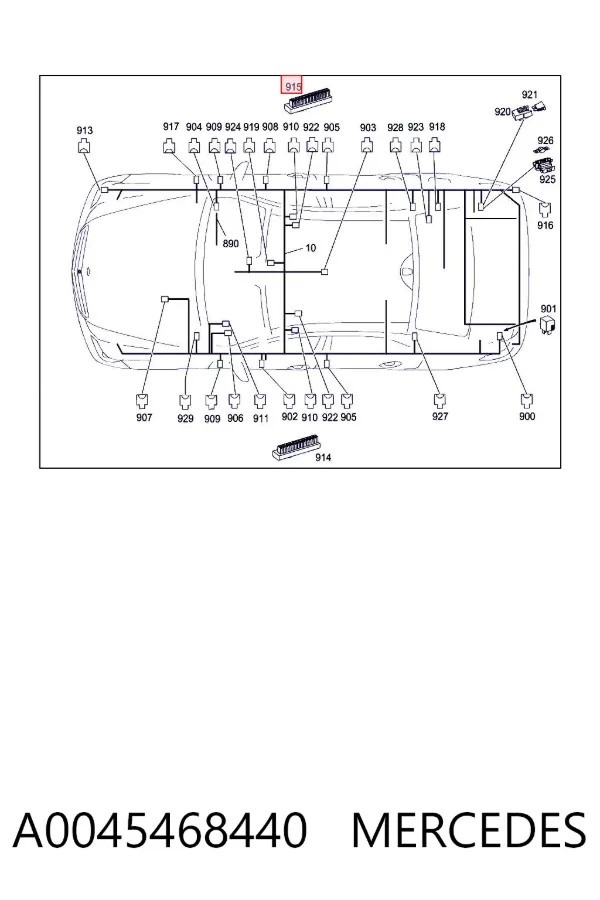  A0045468440 Mercedes