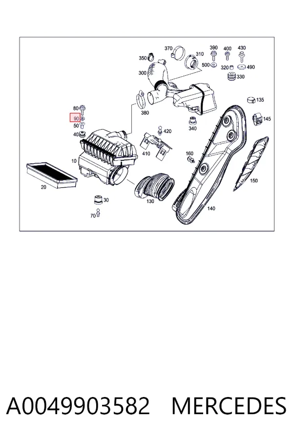  A0049903582 Mercedes