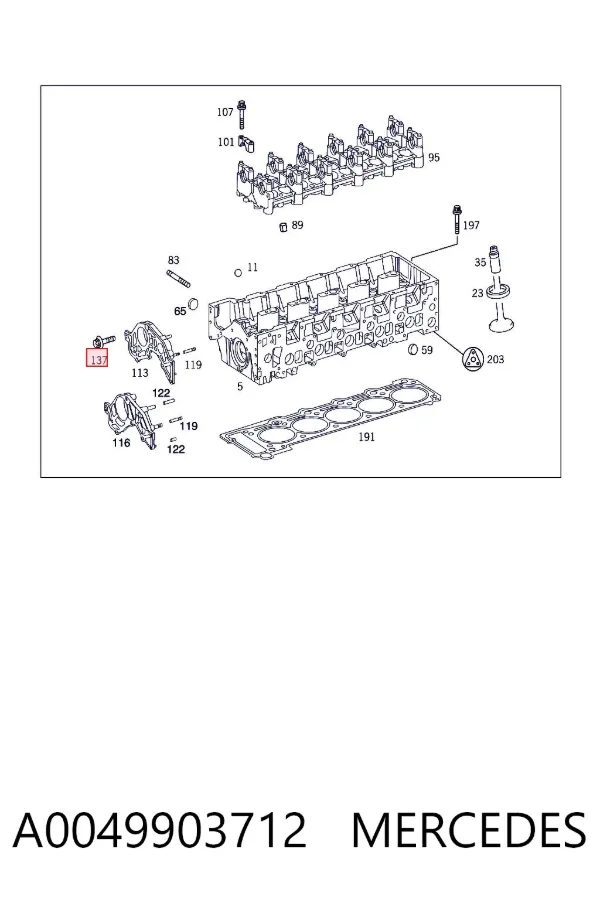  A0049903712 Mercedes