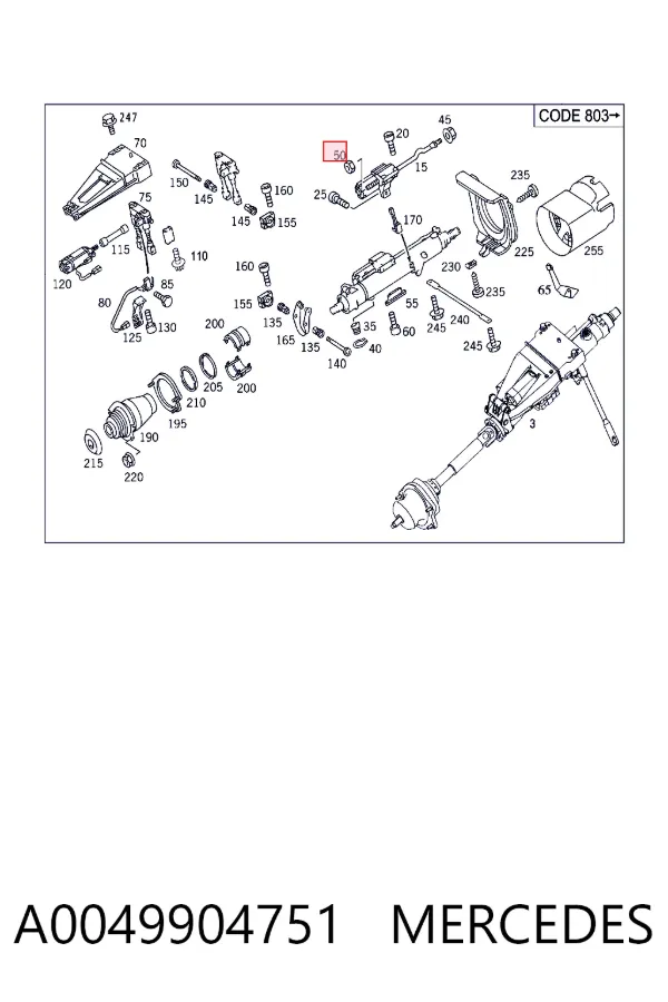  A0049904751 Mercedes