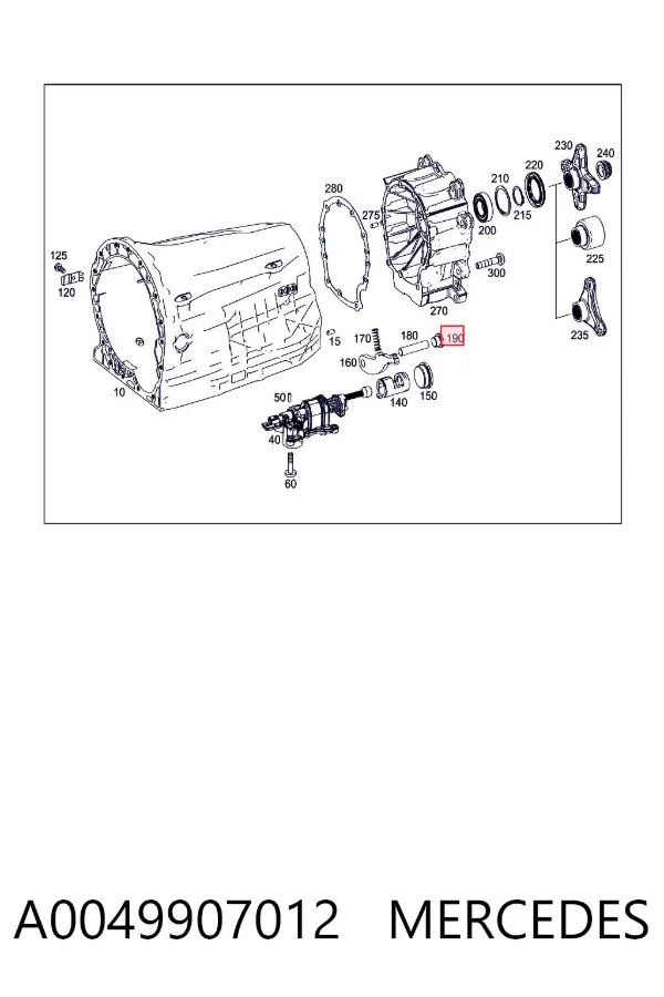  A0049907012 Mercedes