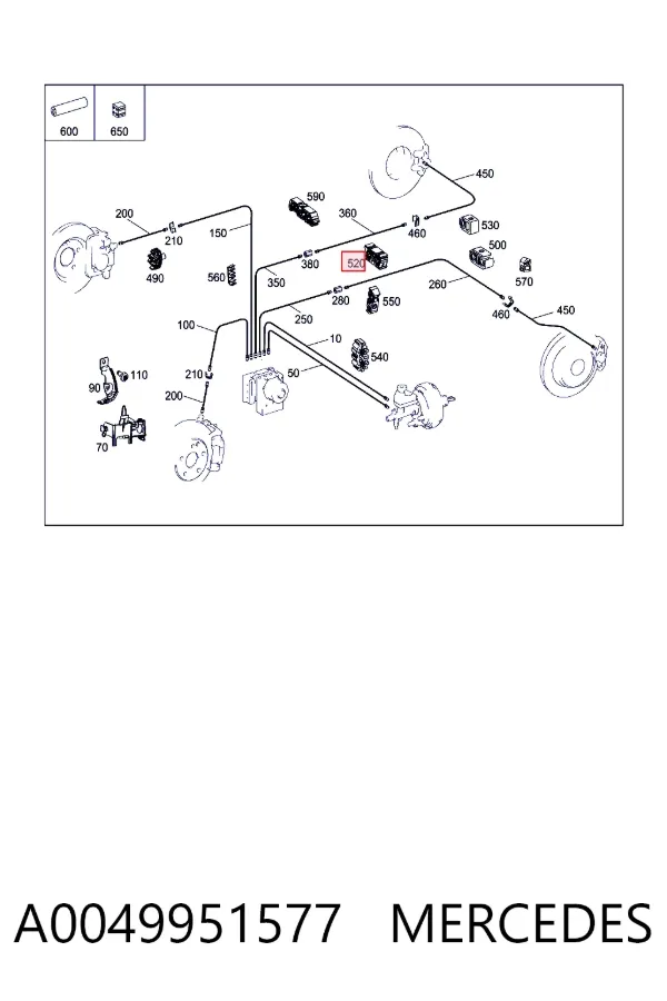  A0049951577 Mercedes
