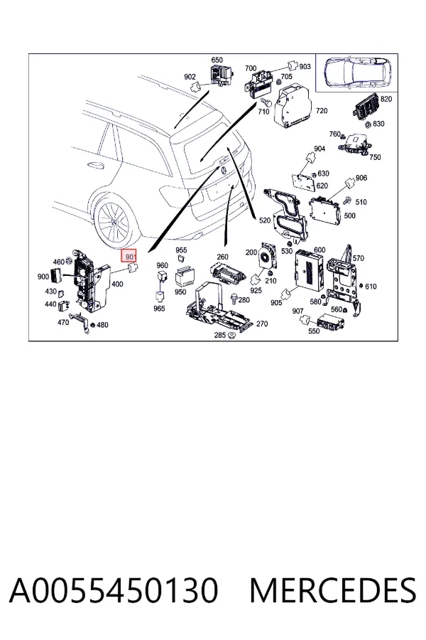  A0055450130 Mercedes