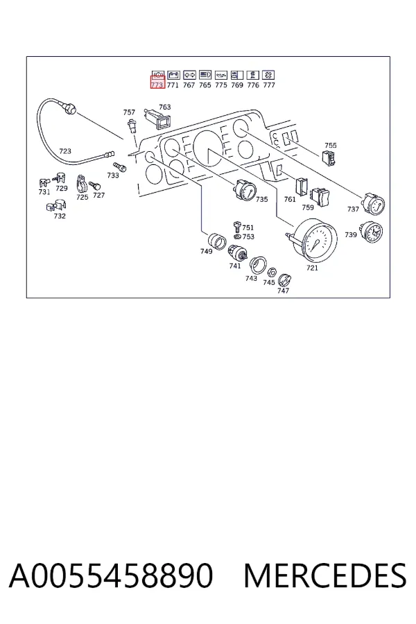  A0055458890 Mercedes