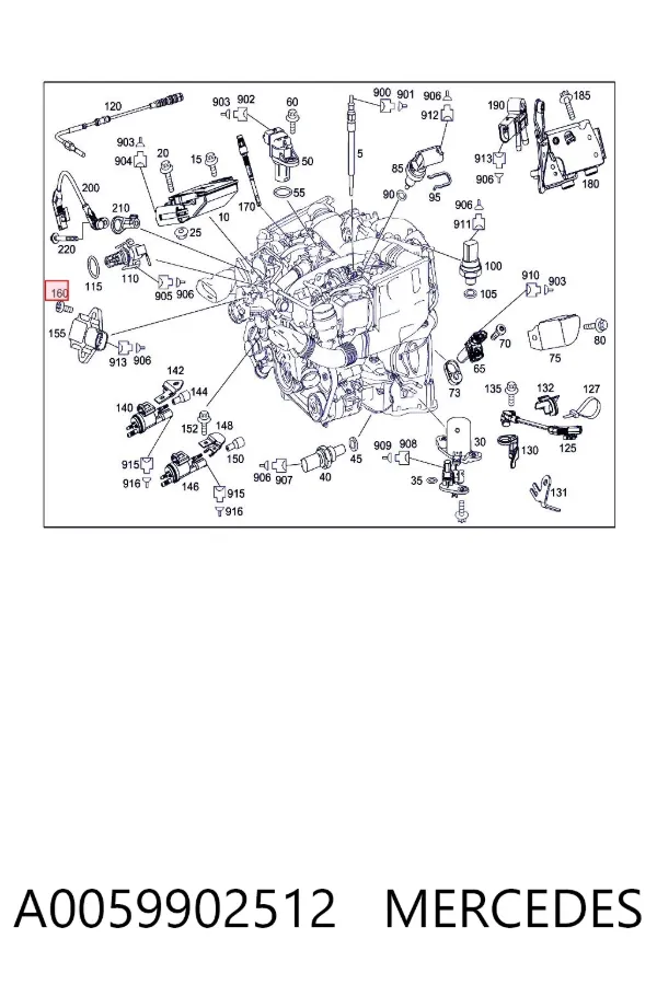  A0059902512 Mercedes