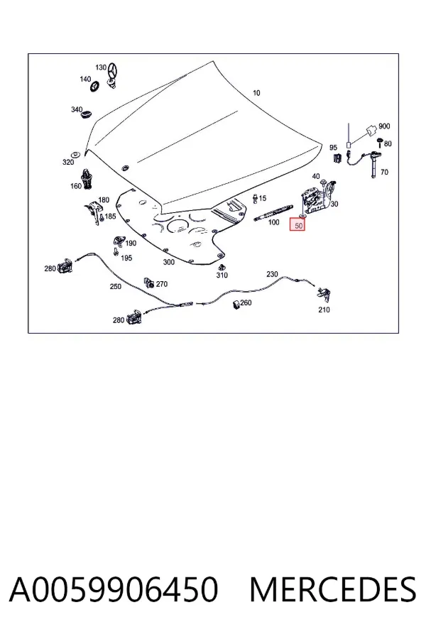  A0059906450 Mercedes