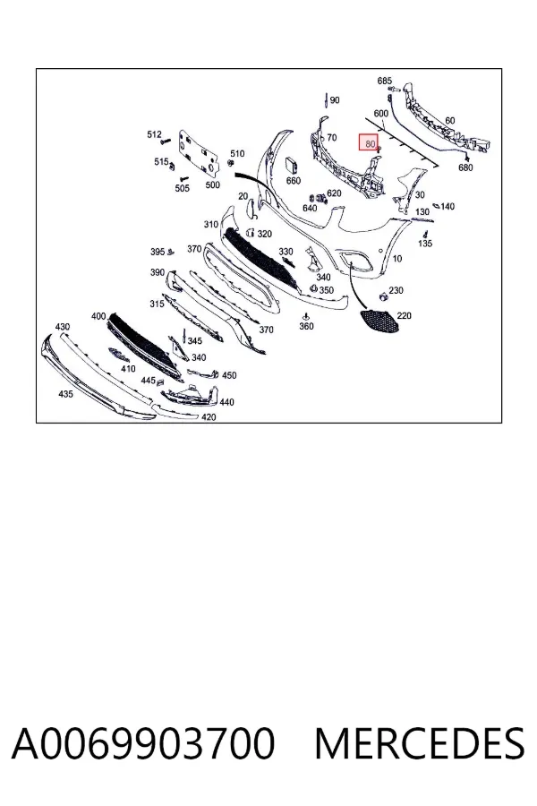  A0069903700 Mercedes