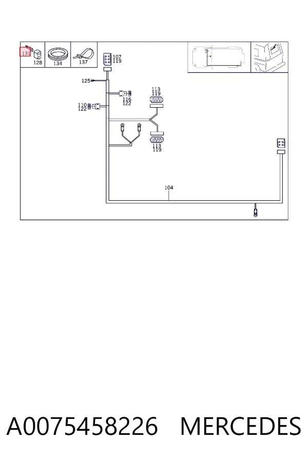  A0075458226 Mercedes