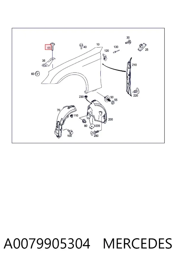  A0079905304 Mercedes