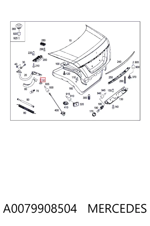  A0079908504 Mercedes