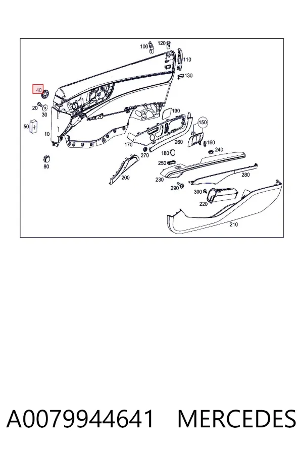  A0079944641 Mercedes