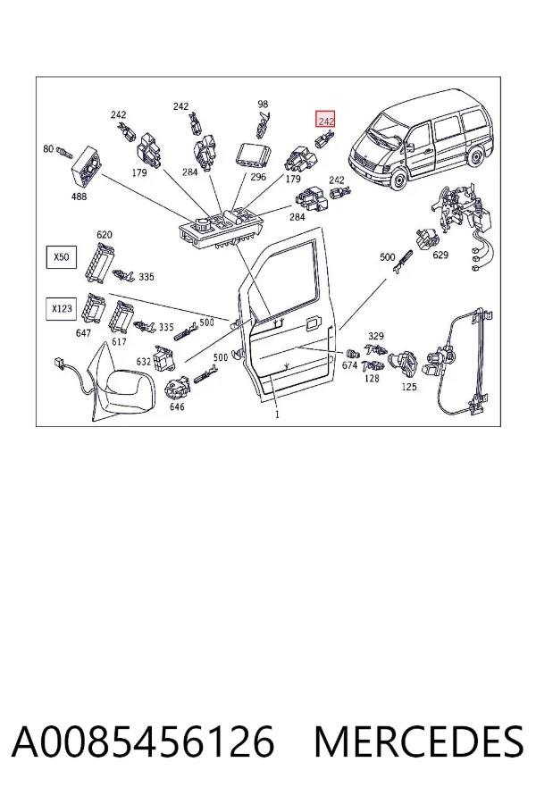  A0085456126 Mercedes