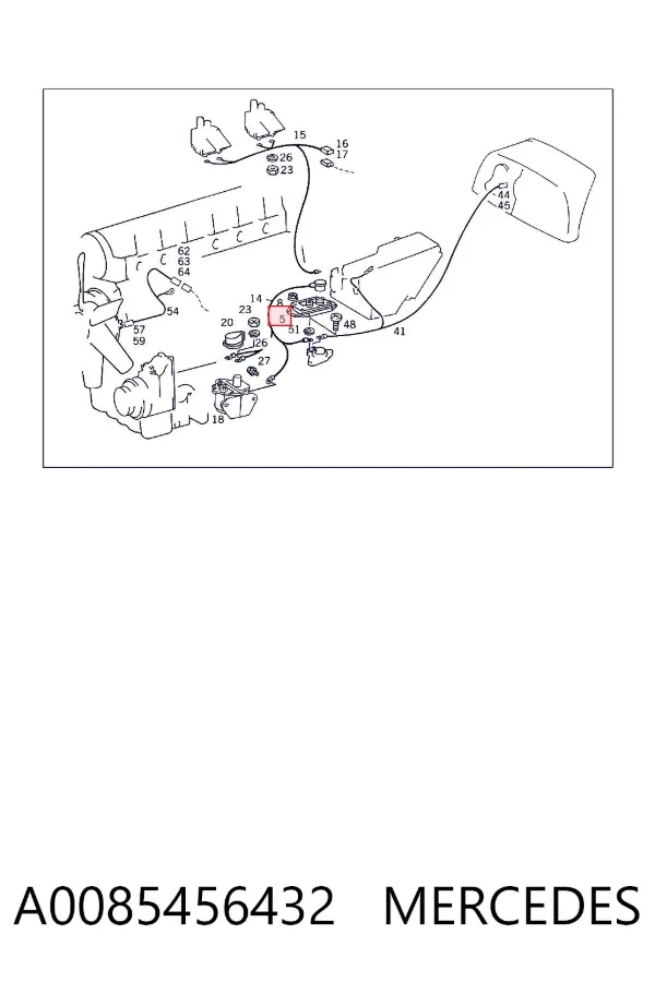 Modulo de encendido A0085456432 Mercedes