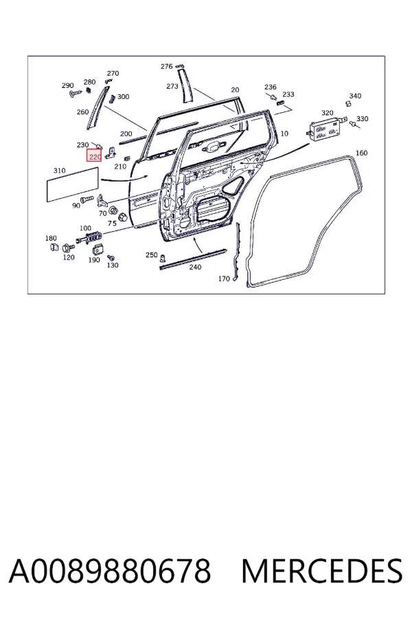  A0089880678 Mercedes