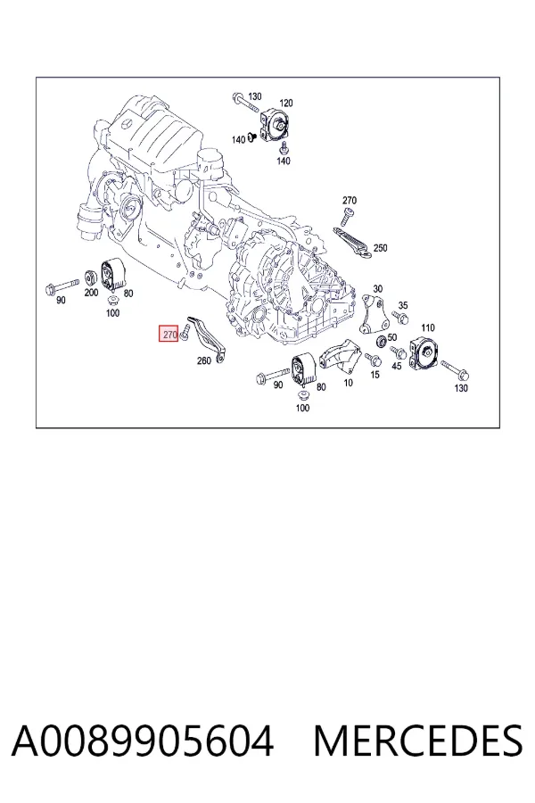  A0089905604 Mercedes