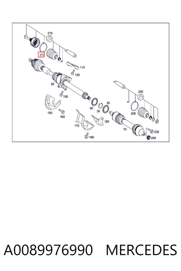  A0089976990 Mercedes
