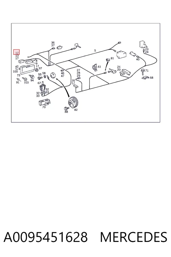  A0095451628 Mercedes