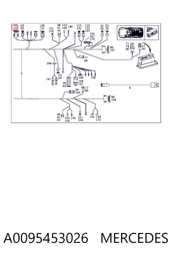  A0095453026 Mercedes