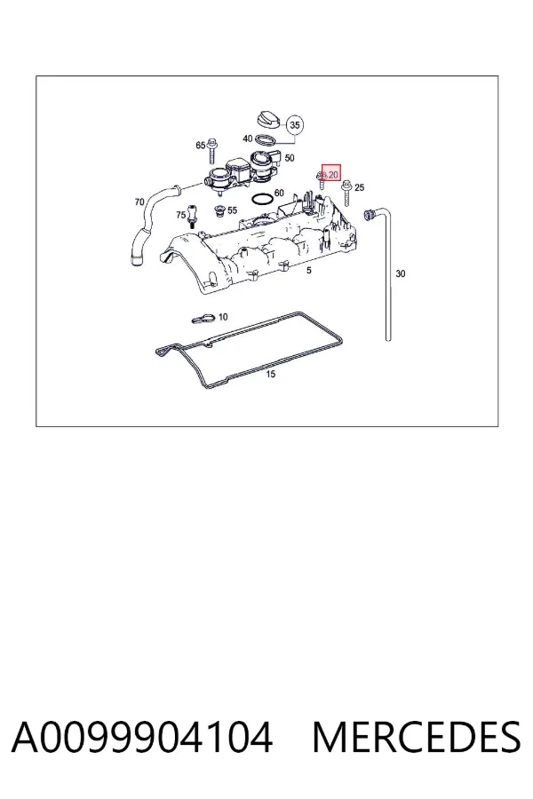  A0099904104 Mercedes