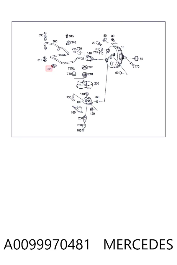  A0099970481 Mercedes