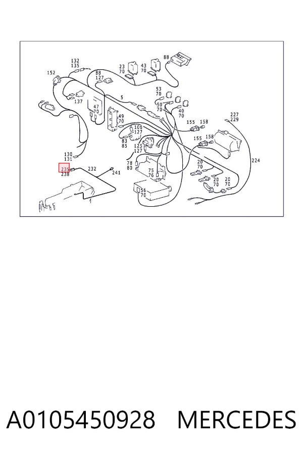  A0105450928 Mercedes