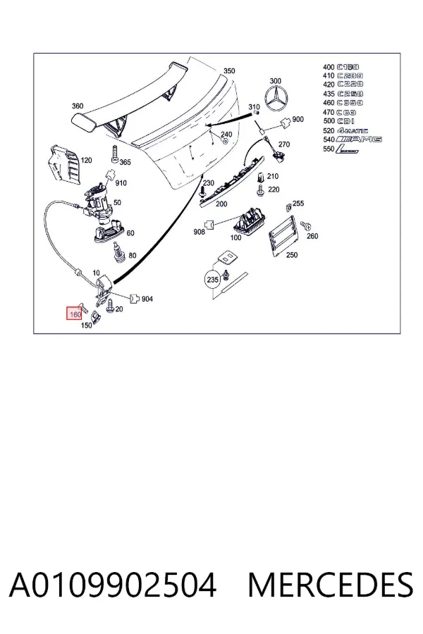  A0109902504 Mercedes