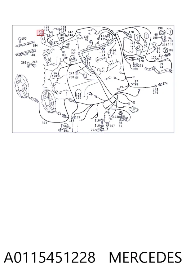  A0115451228 Mercedes