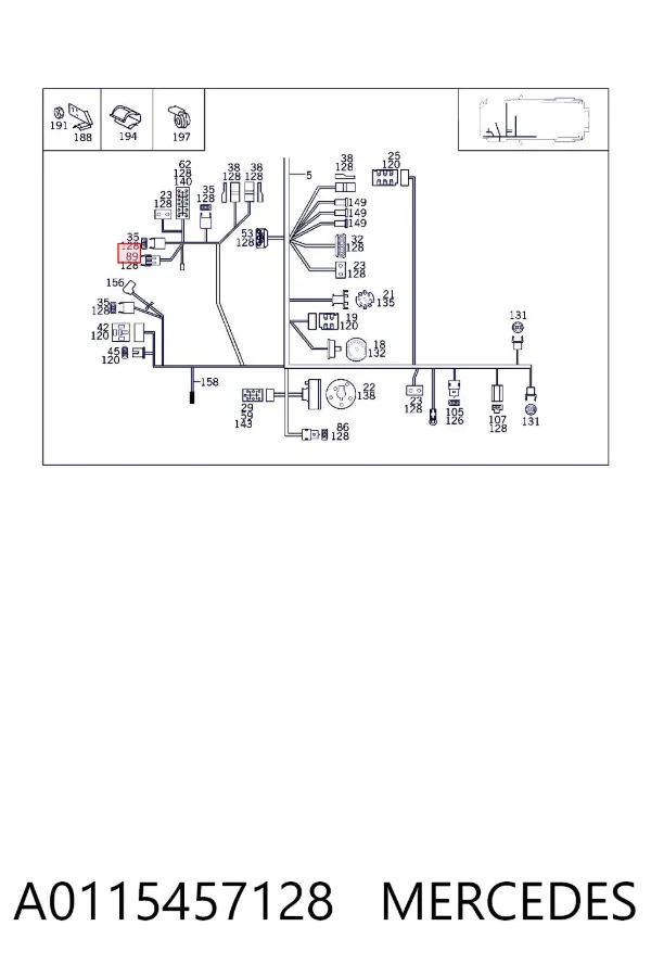  A0115457128 Mercedes