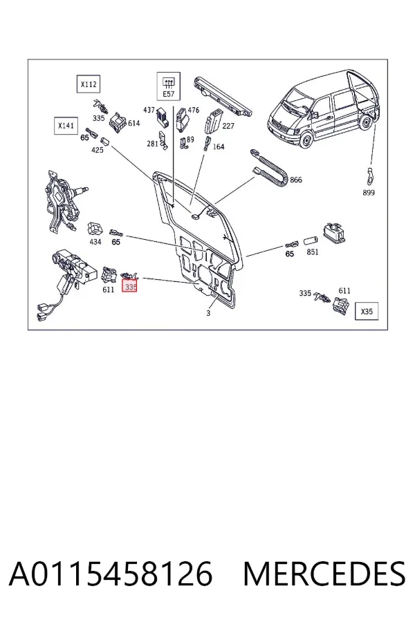  A0115458126 Mercedes