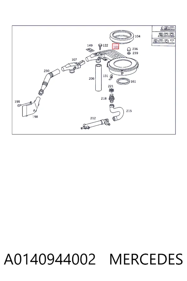  A0140944002 Mercedes