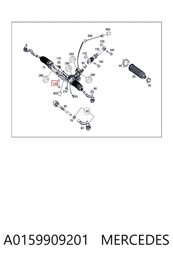  A0159909201 Mercedes